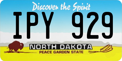 ND license plate IPY929