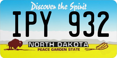 ND license plate IPY932