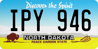ND license plate IPY946