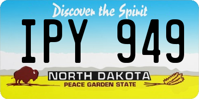 ND license plate IPY949