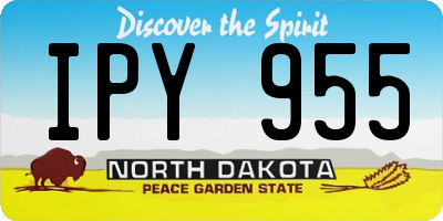 ND license plate IPY955