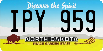 ND license plate IPY959