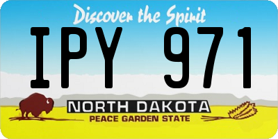 ND license plate IPY971