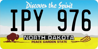 ND license plate IPY976