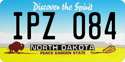 ND license plate IPZ084