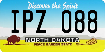ND license plate IPZ088