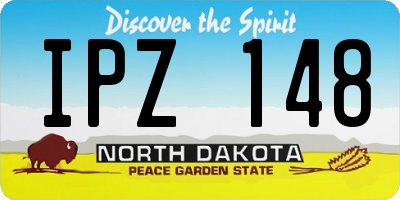 ND license plate IPZ148