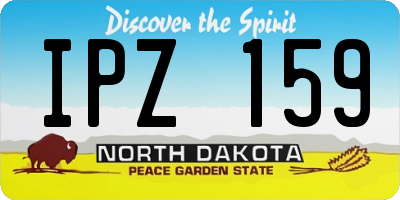 ND license plate IPZ159