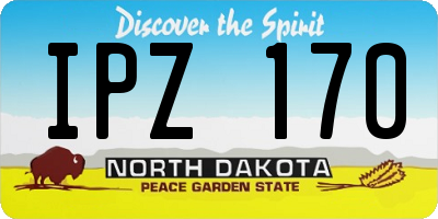 ND license plate IPZ170