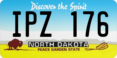 ND license plate IPZ176