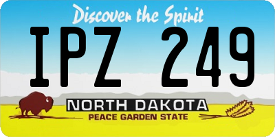 ND license plate IPZ249