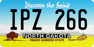 ND license plate IPZ266