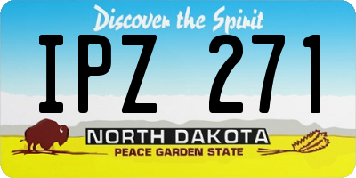 ND license plate IPZ271
