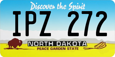 ND license plate IPZ272