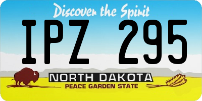 ND license plate IPZ295