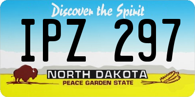 ND license plate IPZ297