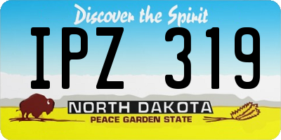 ND license plate IPZ319