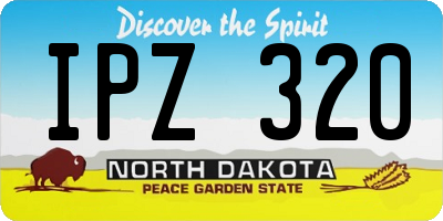 ND license plate IPZ320