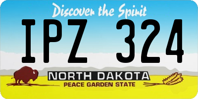 ND license plate IPZ324