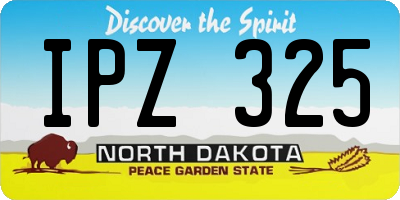ND license plate IPZ325
