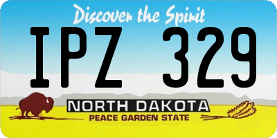 ND license plate IPZ329