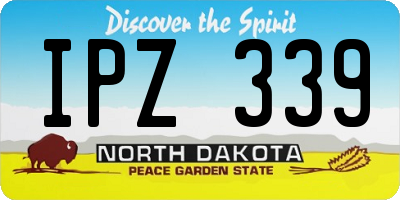 ND license plate IPZ339