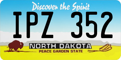 ND license plate IPZ352