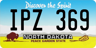 ND license plate IPZ369