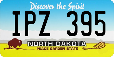 ND license plate IPZ395