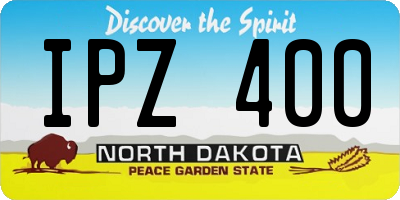 ND license plate IPZ400