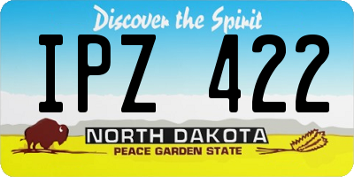 ND license plate IPZ422