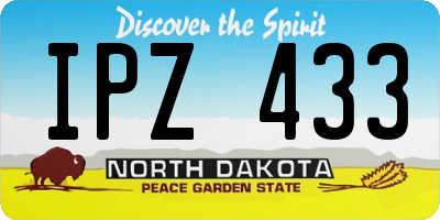 ND license plate IPZ433