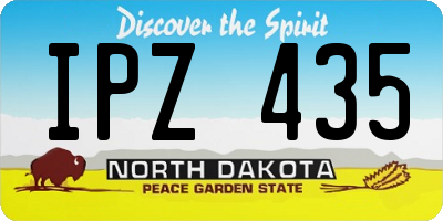 ND license plate IPZ435