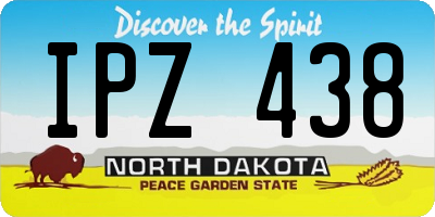 ND license plate IPZ438