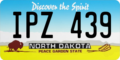 ND license plate IPZ439