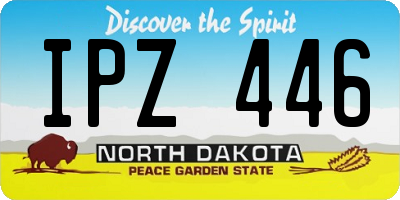 ND license plate IPZ446
