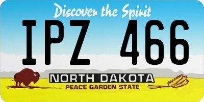 ND license plate IPZ466