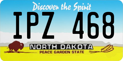 ND license plate IPZ468