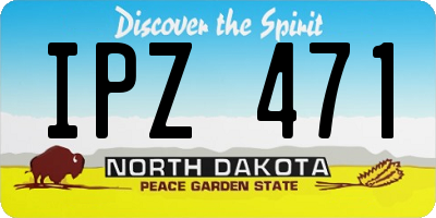 ND license plate IPZ471
