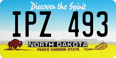 ND license plate IPZ493