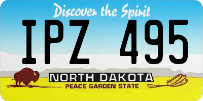 ND license plate IPZ495