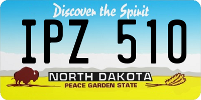 ND license plate IPZ510