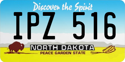 ND license plate IPZ516