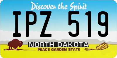 ND license plate IPZ519