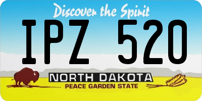 ND license plate IPZ520