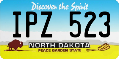 ND license plate IPZ523