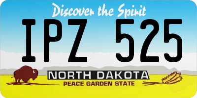 ND license plate IPZ525