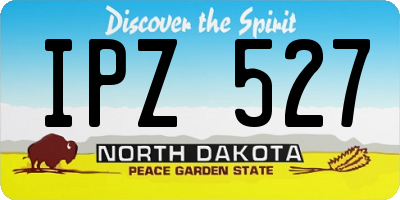 ND license plate IPZ527