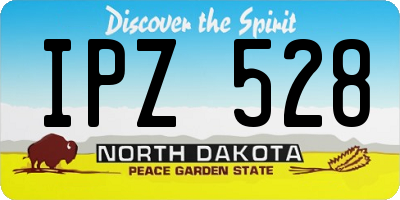 ND license plate IPZ528
