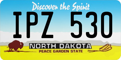 ND license plate IPZ530
